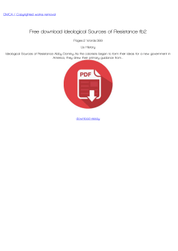 free Ideological Sources of Resistance fb2