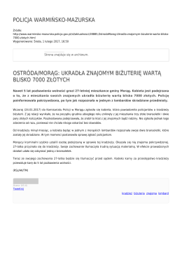 Generuj PDF - Policja Warmińsko