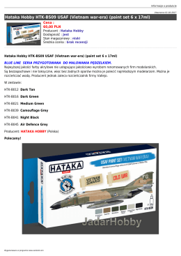 Hataka Hobby HTK-BS09 USAF (Vietnam war-era