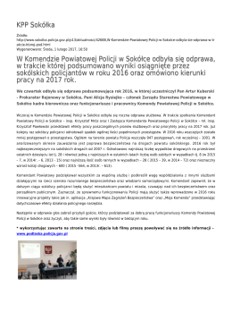 Generuj PDF - KPP Sokółka