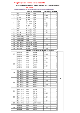 Program V OTTF JAWOR