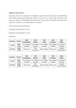 zajęcia ogólne - Gimnazjum nr 56 w Poznaniu