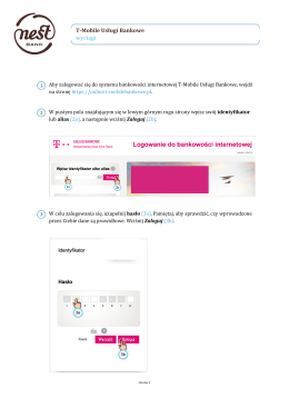 T-Mobile Usługi Bankowe wyciągi D
