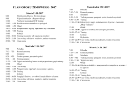 PLAN OBOZU ZIMOWEGO 2017