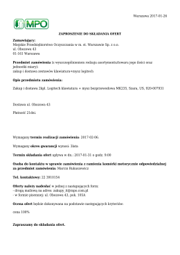 zakup i dostawa zestawów klawiatura+mysz logitech