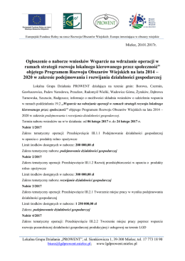 Więcej informacji - Gmina Wadowice Górne
