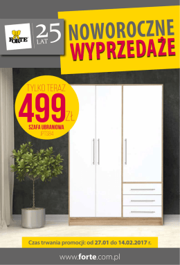NOWOROCZNE WYPRZEDAŻE NOWOROCZNE