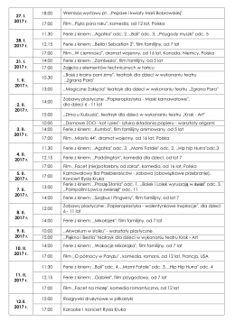 27. I. 2017 r. 18:00 Wernisaż wystawy pt. ,,Pejzaże i kwiaty Marii