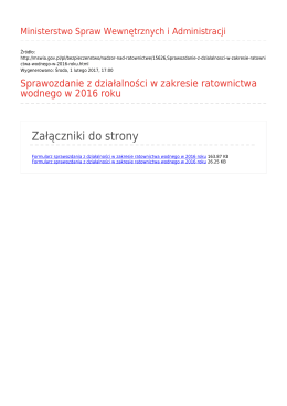 Załączniki do strony