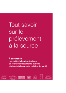 Guide &agrave; destination des collectivit&eacute;s territoriales, de leurs