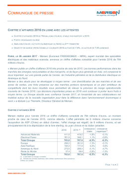communique de presse