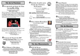 Coup d`Oeil - Paroisse de Levallois