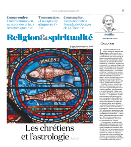 0121 Peut-on être chrétien et croire à l`astrologie