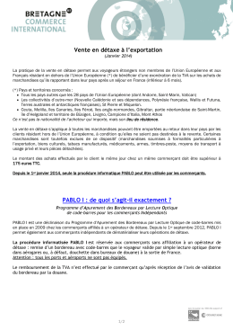 lire la suite - Bretagne Commerce International