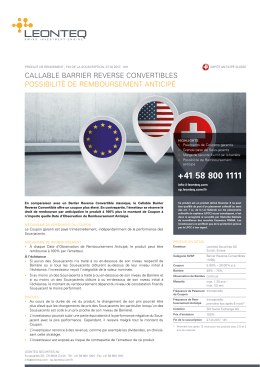 callable barrier reverse convertibles possibilité de