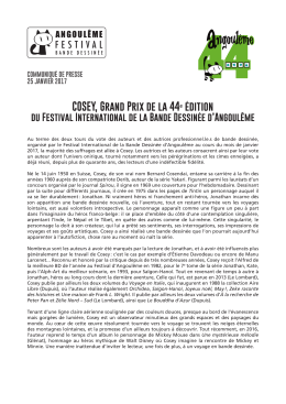 FESTIVAL COSEY, Grand Prix de la 44e &eacute;dition