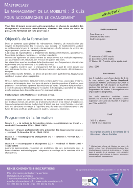 Le management de la mobilité : 3 clés pour