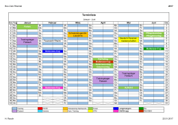 Terminliste - Boxclub Rheintal
