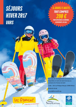 Pour plus de renseignements la brochure est