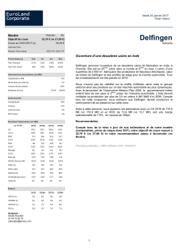 24 janvier 2017 - Flash - Delfingen