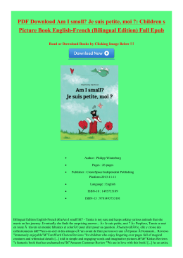 PDF Am I small? Je suis petite, moi