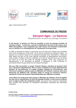 Téléchargez l`intégralité du communiqué de presse