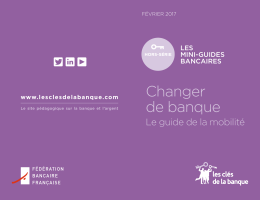 Guide de la mobilité - Fédération Bancaire Française