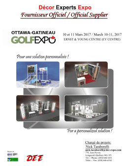 Fournisseur Officiel / Official Supplier Fournisseur Officiel / Official