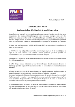 Accès partiel ou déni total de la qualité des soins