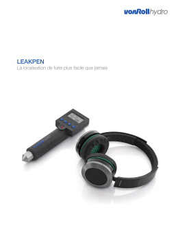 Leakpen - vonRoll hydro