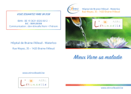 Mieux Vivre sa maladie