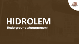 HIDROLEM WATER RESOURCES MANAGEMENT