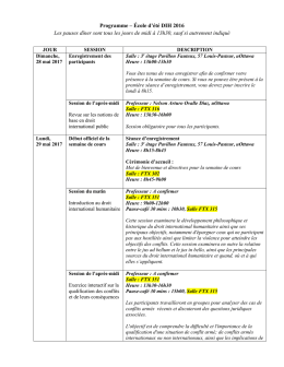 Programme