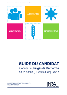 GUIDE DU CANDIDAT