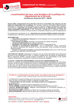 Conférence participation