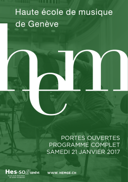 programme complet détaillé - HES