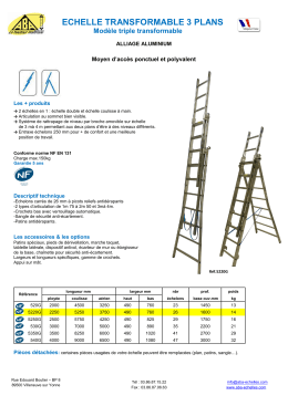 echelle transformable 3 plans