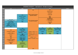 ENSAM 2016/2017 - Semestre 6