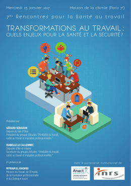 TRANSFORMATIONS AU TRAVAIL :