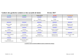 Goûters février - Ville de Chateaudun