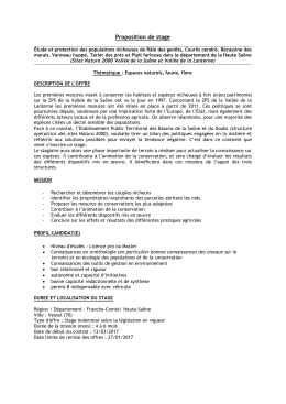 &Eacute;tude et protection des populations nicheuses de R&acirc;le des gen&ecirc;ts