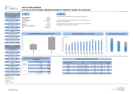 note de pre-emission etat de la cote d`ivoire - Agence UMOA