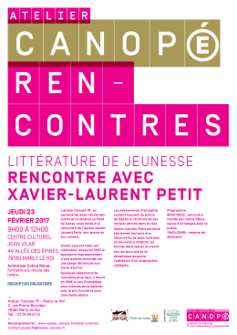 rencontre avec xavier-laurent petit