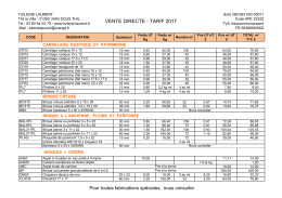 Voir le tarif des Briques