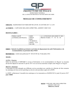 Télécharger le message de commandement PDF