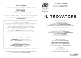 il trovatore - Royal Opera House