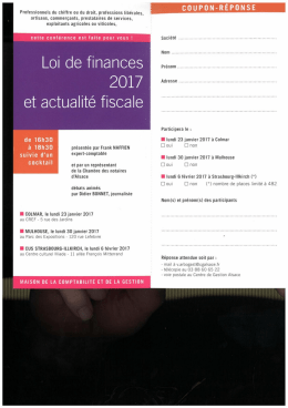 coupon-r&eacute;ponse - Alsace Industrie