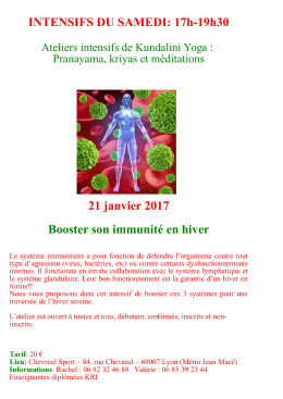 booster son système immunitaire en hiver