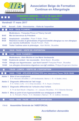 Vendredi 17 mars 2017