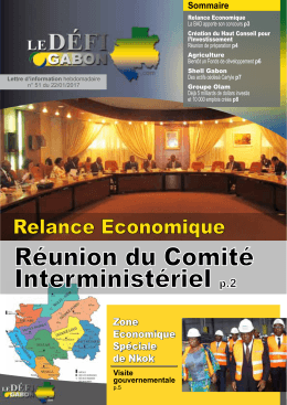 Réunion du Comité Interministériel p.2